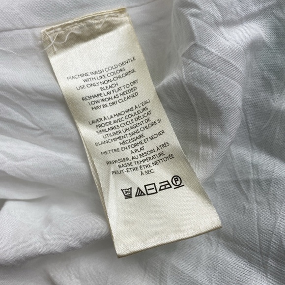 NEW Free People XS Mabel Striped Cotton Maxi Dress Teal White Undyed Pockets - Picture 7 of 7